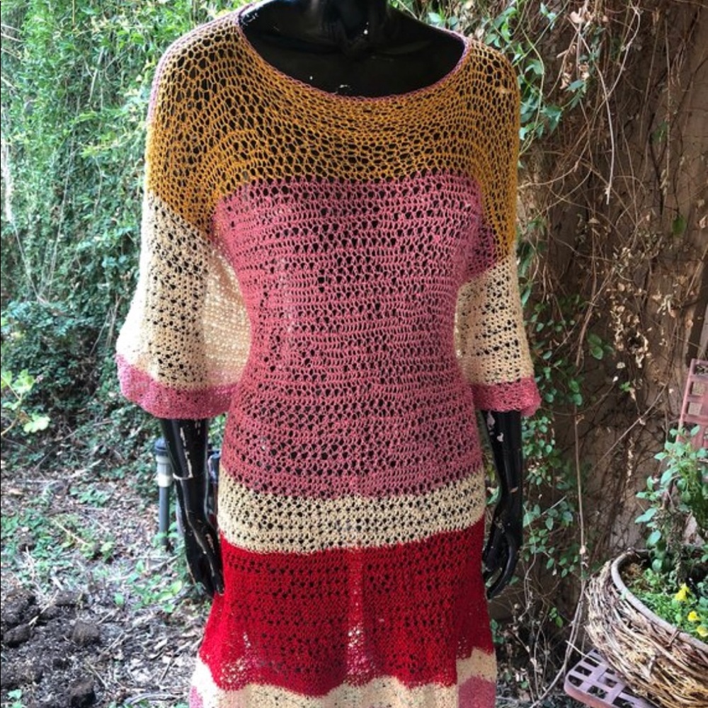 Vintage Crocheted Dress